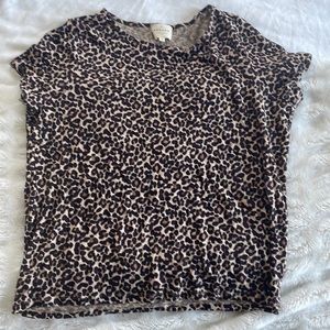 Sézane leopard print t-shirt